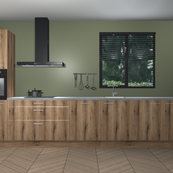 Goud Eiken keuken Quito 35396