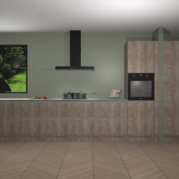 Cantaro Eiken greeploze keuken Angola 97381