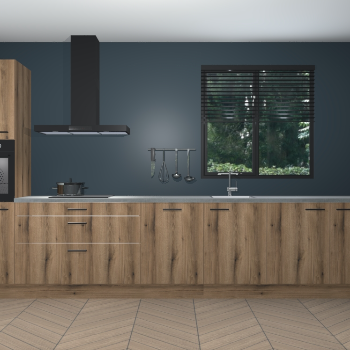 Goud Eiken keuken Quito 35398