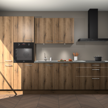 Goud Eiken keuken Selfoss 95656