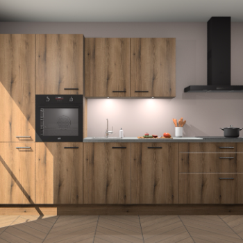 Goud Eiken keuken Selfoss 95659