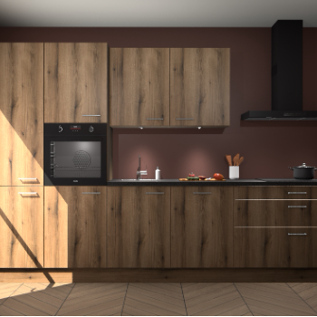 Goud Eiken keuken Selfoss 95672