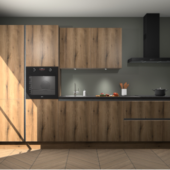 Goud Eiken greeploze keuken Selfoss 95673