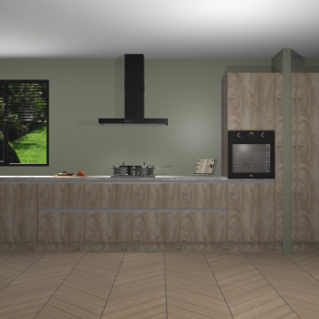 Cantaro Eiken greeploze keuken Angola 97399