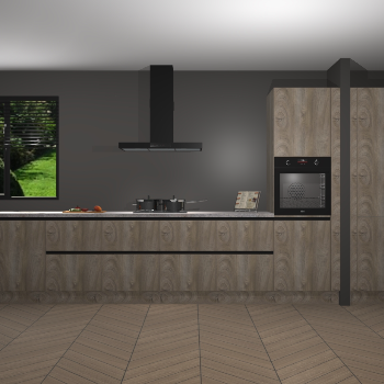 Cantaro Eiken greeploze keuken Angola 97402