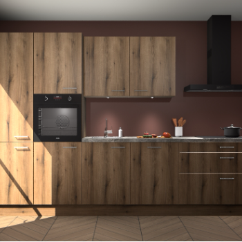 Goud Eiken keuken Selfoss 95683