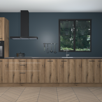 Goud Eiken keuken Quito 35404