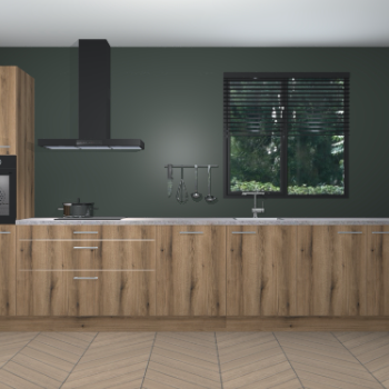 Goud Eiken keuken Quito 35413