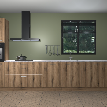 Goud Eiken keuken Quito 35414