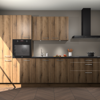 Goud Eiken keuken Selfoss 95727