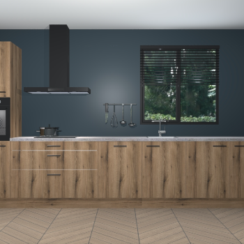 Goud Eiken keuken Quito 35416