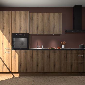 Goud Eiken keuken Selfoss 95728