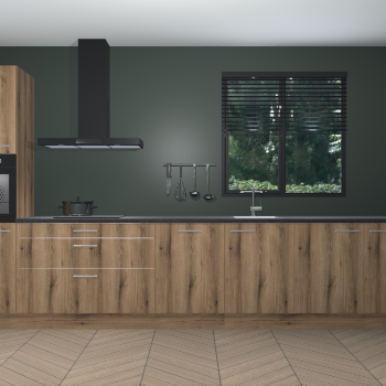 Goud Eiken keuken Quito 35419