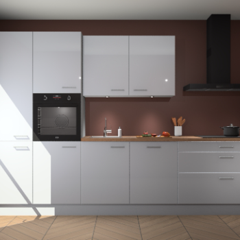 Sneeuwwitte hoogglans keuken Selfoss 95821