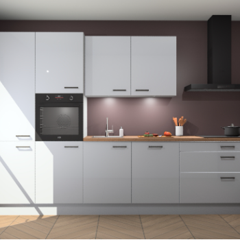 Sneeuwwitte hoogglans keuken Selfoss 95824