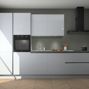 Sneeuwwitte hoogglans greeploze keuken Selfoss 95832