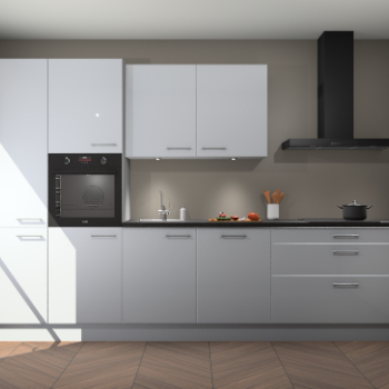 Sneeuwwitte hoogglans keuken Selfoss 95836