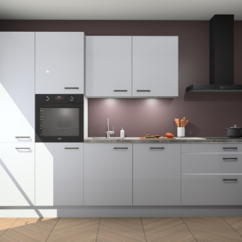 Sneeuwwitte hoogglans keuken Selfoss 95859