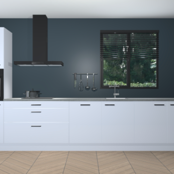 Sneeuwwitte hoogglans keuken Quito 95949