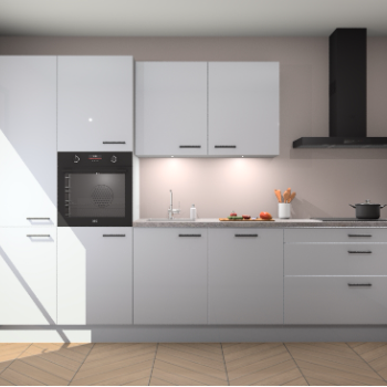 Sneeuwwitte hoogglans keuken Selfoss 95864