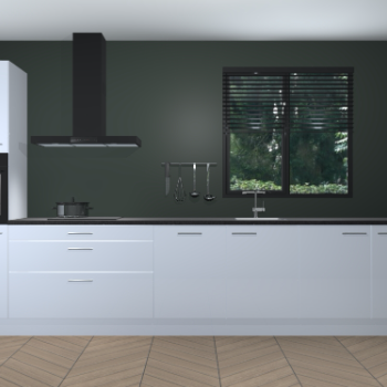 Sneeuwwitte hoogglans keuken Quito 95959