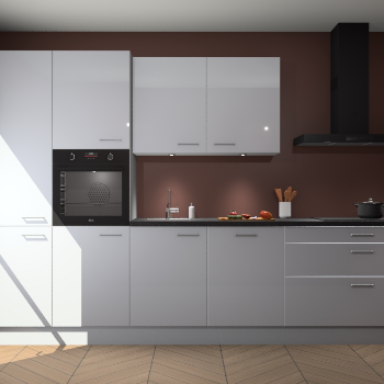 Sneeuwwitte hoogglans keuken Selfoss 95868