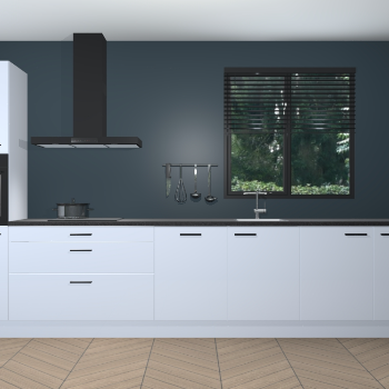 Sneeuwwitte hoogglans keuken Quito 95962