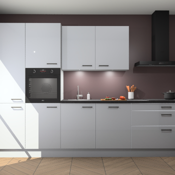 Sneeuwwitte hoogglans keuken Selfoss 95873