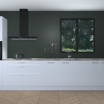 Sneeuwwitte hoogglans keuken Quito 95978