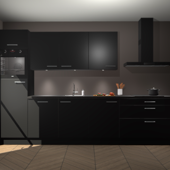 Zwarte keuken Asmara 97514