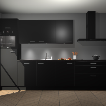 Zwarte keuken Asmara 97515