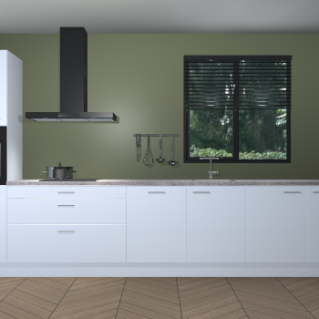 Sneeuwwitte hoogglans keuken Quito 95987