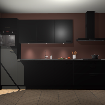 Zwarte keuken Asmara 97518