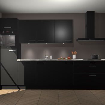 Zwarte keuken Asmara 97521