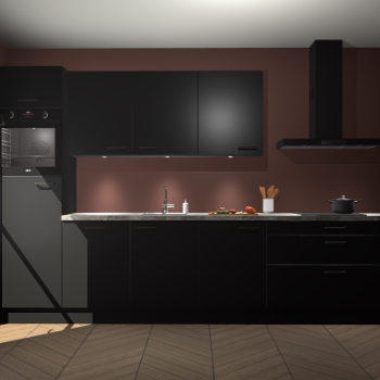 Zwarte keuken Asmara 97525