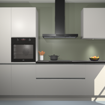 Zijdegrijze greeploze keuken Athene 67698