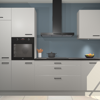 Zijdegrijze keuken Athene 67700