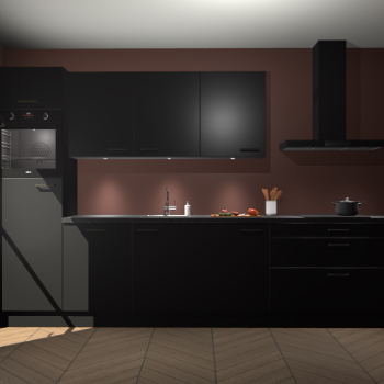 Zwarte keuken Asmara 97543