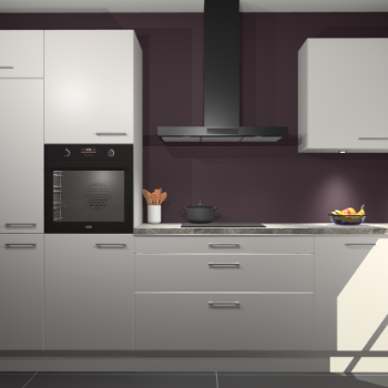 Zijdegrijze keuken Athene 67704