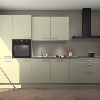 Magnolia hoogglans keuken Selfoss 96069