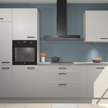 Zijdegrijze keuken Athene 67716