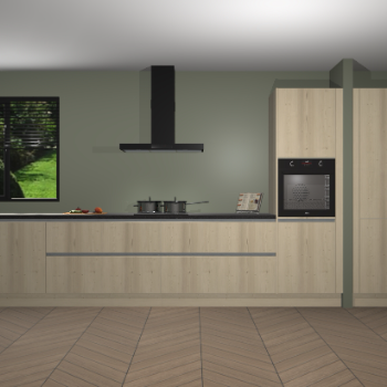 Vuren greeploze keuken Angola 97438