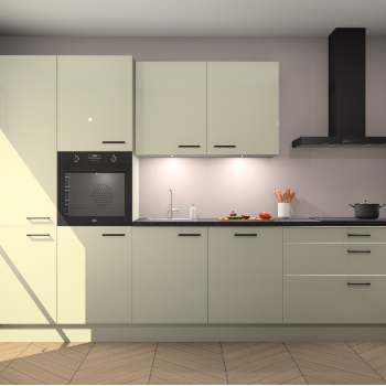 Magnolia hoogglans keuken Selfoss 96078