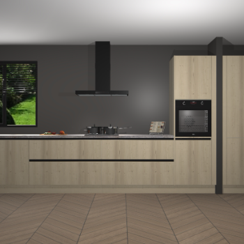 Vuren greeploze keuken Angola 97453