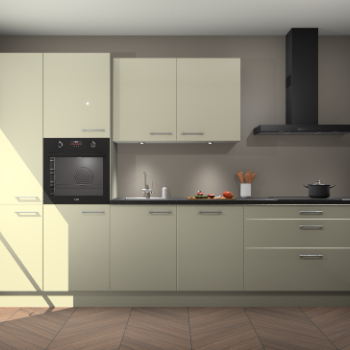 Magnolia hoogglans keuken Selfoss 96093