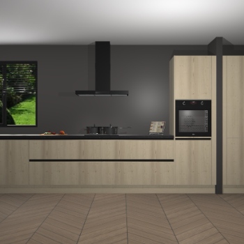 Vuren greeploze keuken Angola 97459