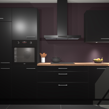 Zwarte keuken Athene 67898