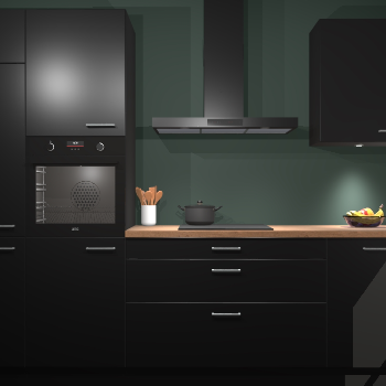 Zwarte keuken Athene 67899