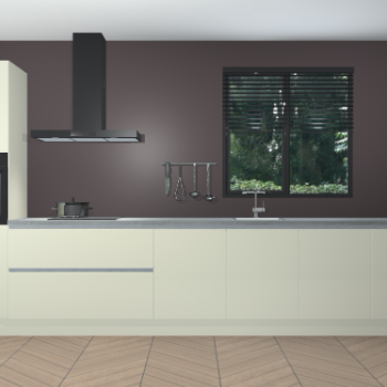 Magnolia hoogglans greeploze keuken Quito 96351