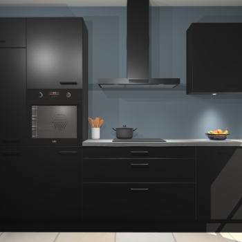 Zwarte keuken Athene 67928